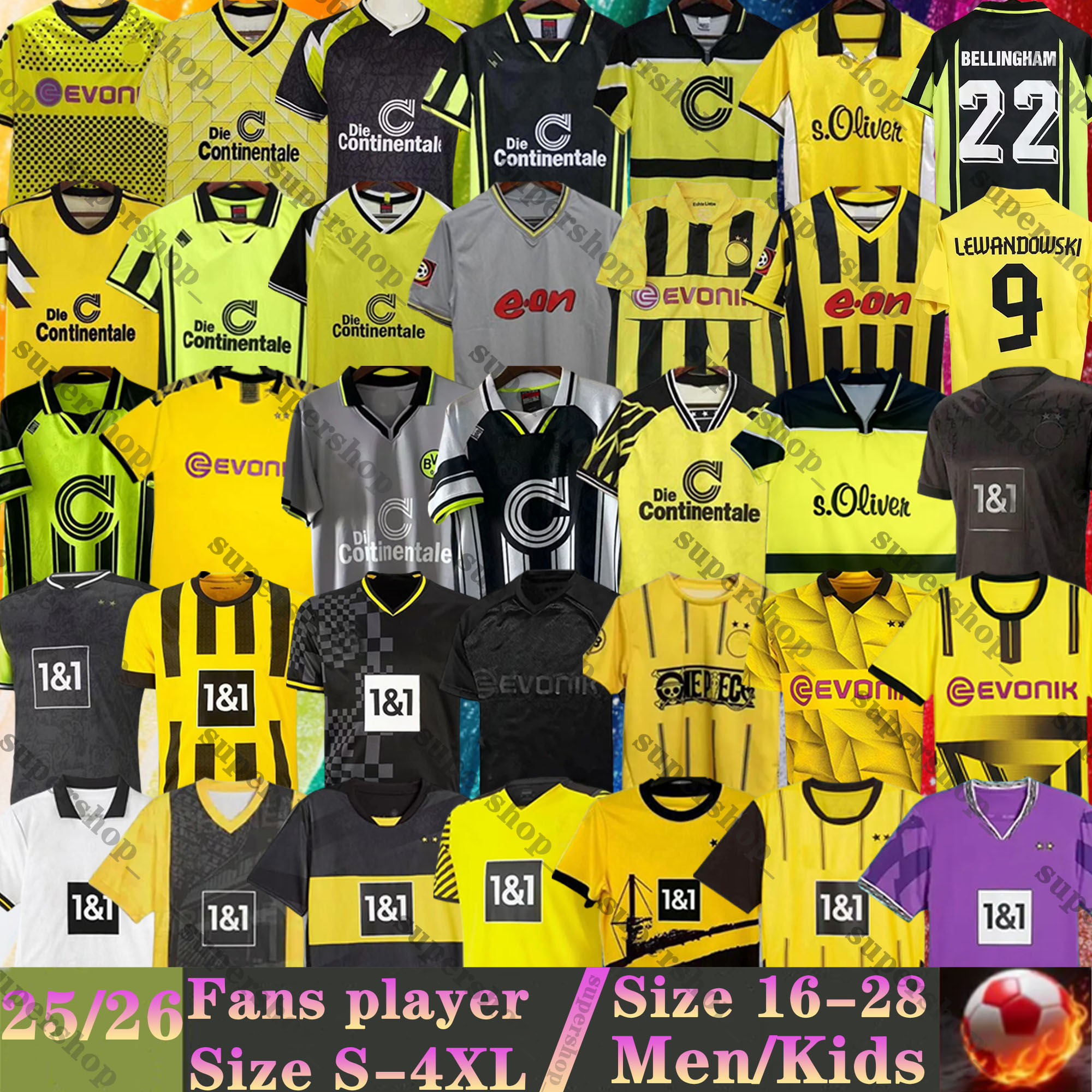 88 89 90 91 92 93 94 95 Dortmund Retro Soccer Jerseys REUS Moller 96 97 00 01 02 11 12 13 vintage HALLER Haaland SANCHO REYNA Borussias 23 24 25 men football shirt T Dortmunds