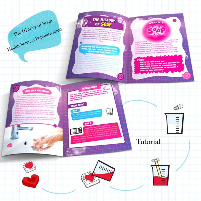 Children Magic Science Experiment Kit Handmade DIY Soap STEAM Educational Teaching Aids Primary School Student Toys Kids Gift 250917