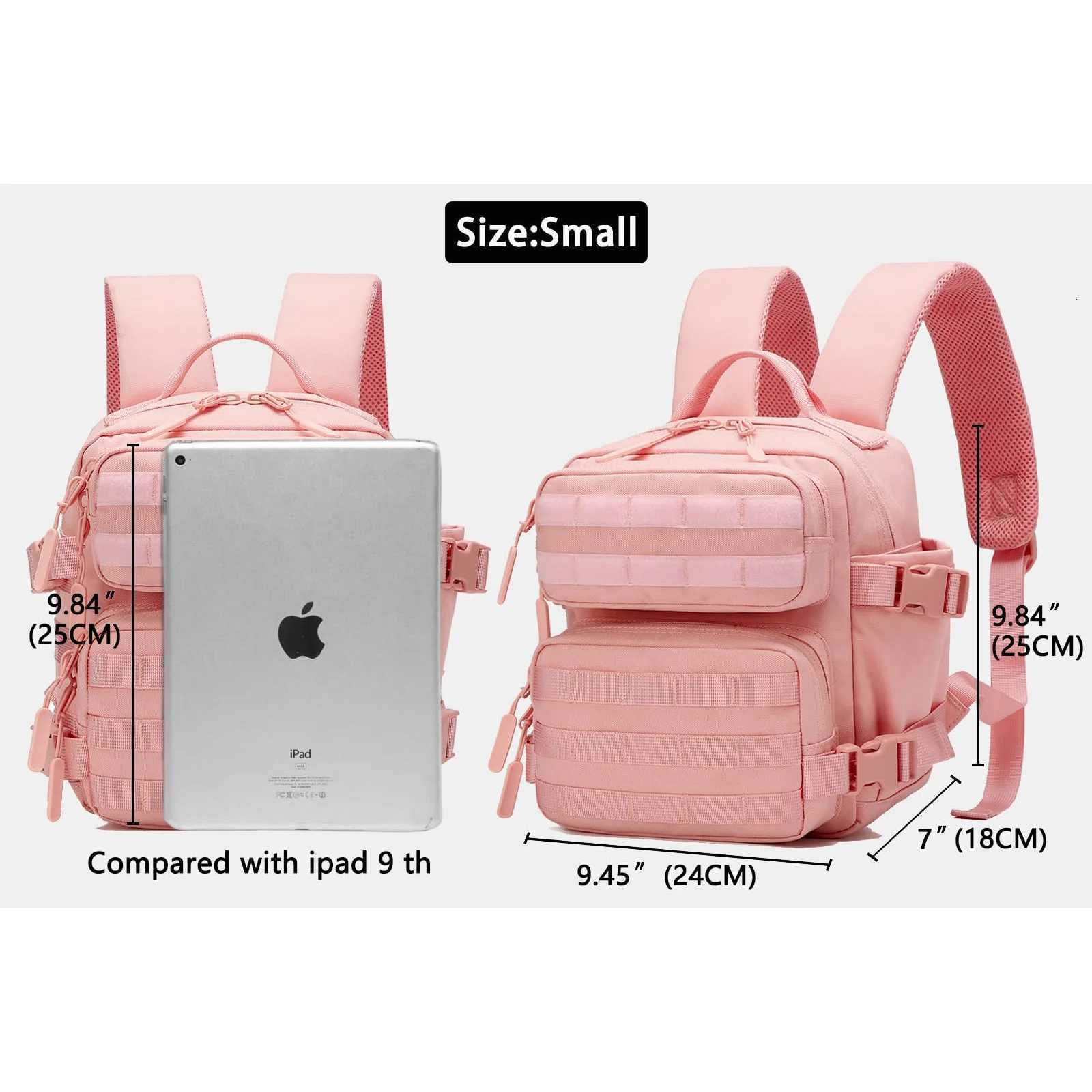 9L Mini Tactical Backpack Small Gym Bag Fitness Portable Backpack With Molle System For Hiking Camping Traveling Daily Use Z250916