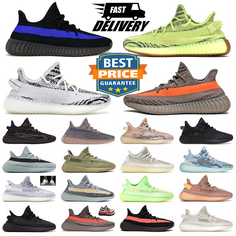 designer reflective running shoes for men women breathable lightweight casual sports Onyx Bone Blue Salt Bred Oreo mens trainers sneakers big size 36-47