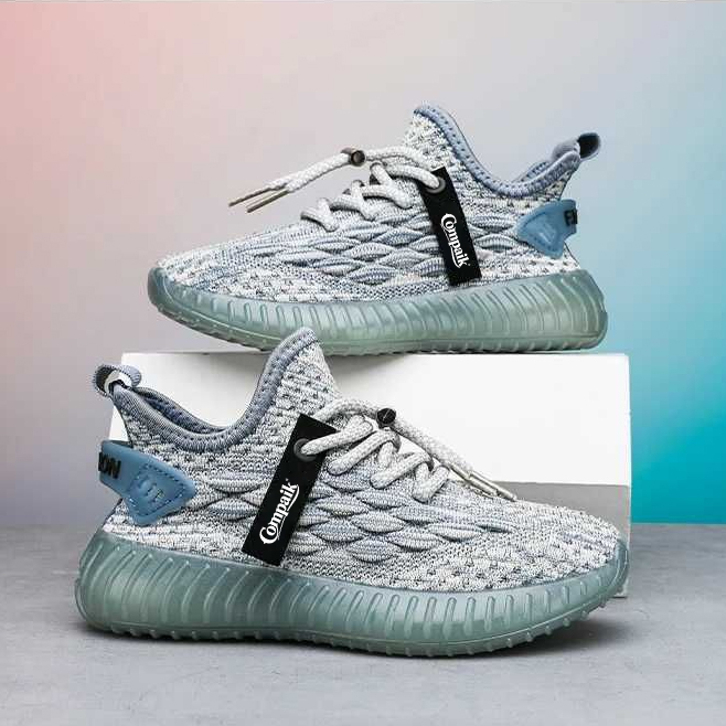 Compaik designer kid shoes sports outdoor new childrens sports shoes mens and womens coconut casual breathable flight knitted lightweight sole running