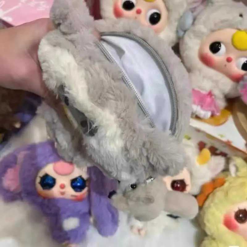Baby Three BigHead Baby Zipper Bag Series Blind Box Cute Plush Crossbody Bag Trendy Toy Surprise Mystery Box Customized Gifts C250917