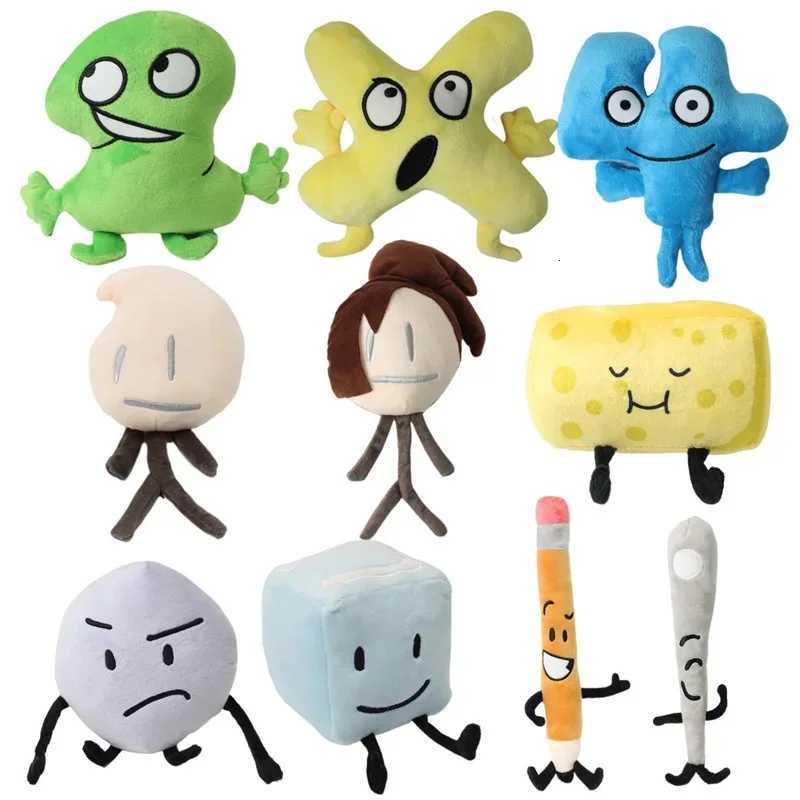 37 Sle Battle for Dream Island Plush Toy BFDI Leafy Firey Flower Waterdrop Four X Cake Lollipop Stuffed Doll Kid Birthday GiftXJ250916