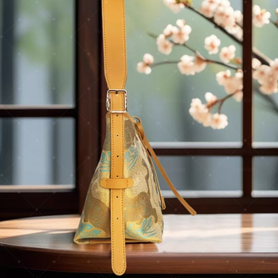 Luxury Designer Bag Top Shoulder Bag Tiger Town Five Poisons Tote Bag Intangible Cultural Heritage Song Brocade New Chinese-Style Women's Bag Fas