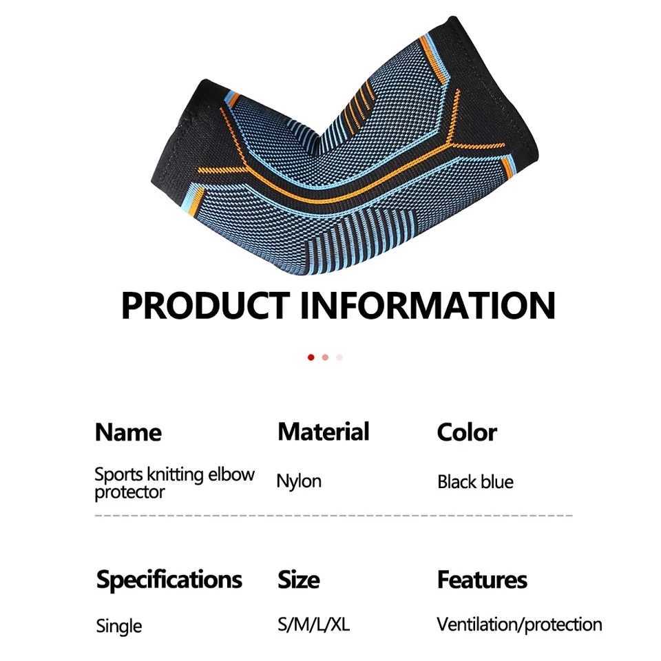 LOOGDEEL 1Pcs Sports Knit Elbow Brace Weightlifting Compression Support Reduce Tennis Golfers Elbow Golfers Elbow Pain Relief J250917