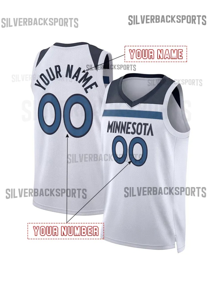 Anthony Edwards 5 Custom Basketball Jersey Gobert Stitched Personalized Customized Jerseys Custom Any Number Name33