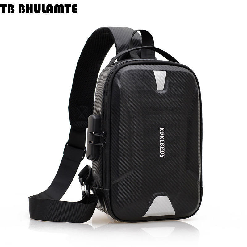 Free Shipping Designer Bag Luxury Bag Hard Shell Men's Chest Bag Texture Large Capacity Crossbody Bag Water-resistant Cycling Motorcycle Bag Busi