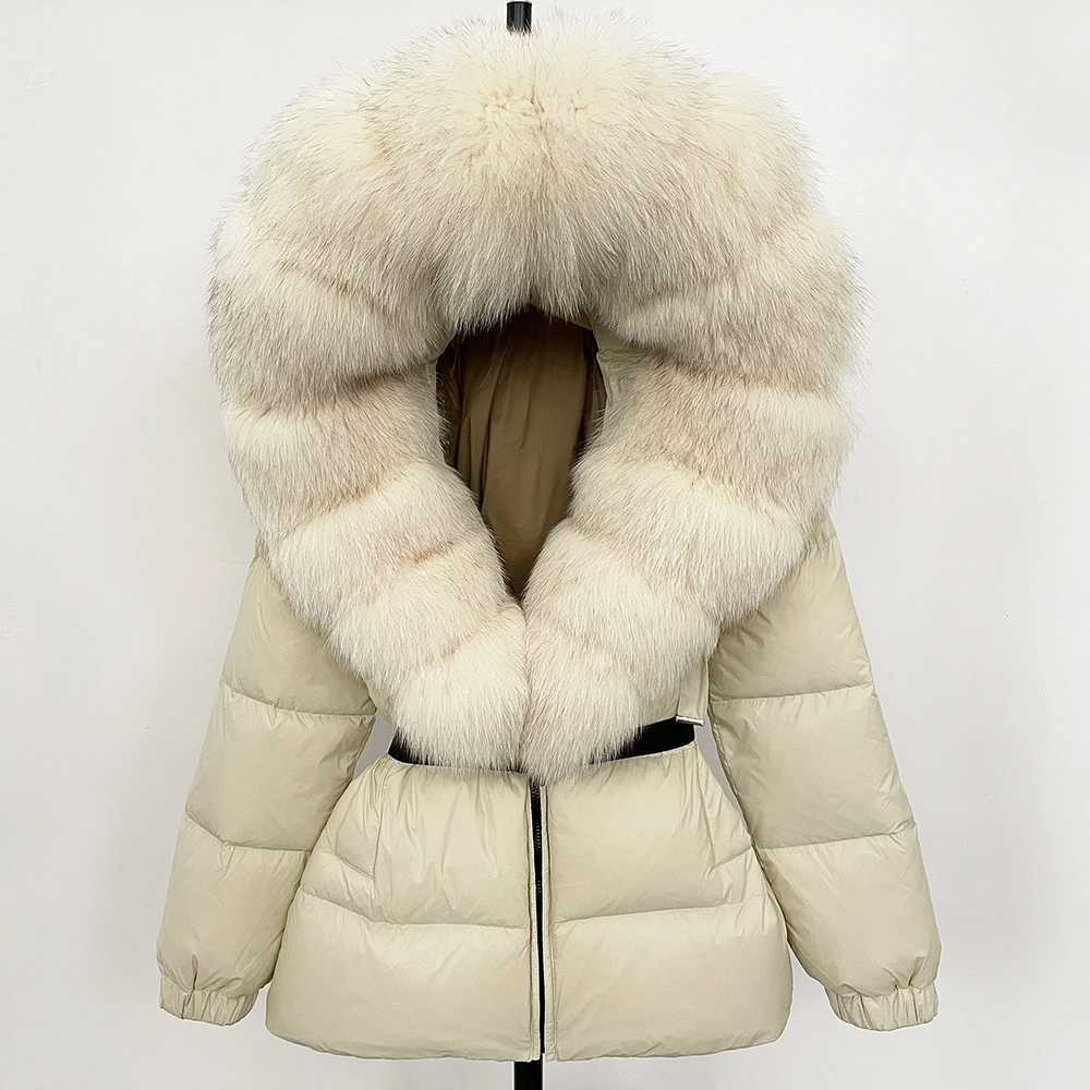 OFTBUY 2025 Winter Clothing Puffer Jacket Women Real Fur Hooded Thick Warm 90 White Duck Down Coat Female Parkas Waterproof W250917
