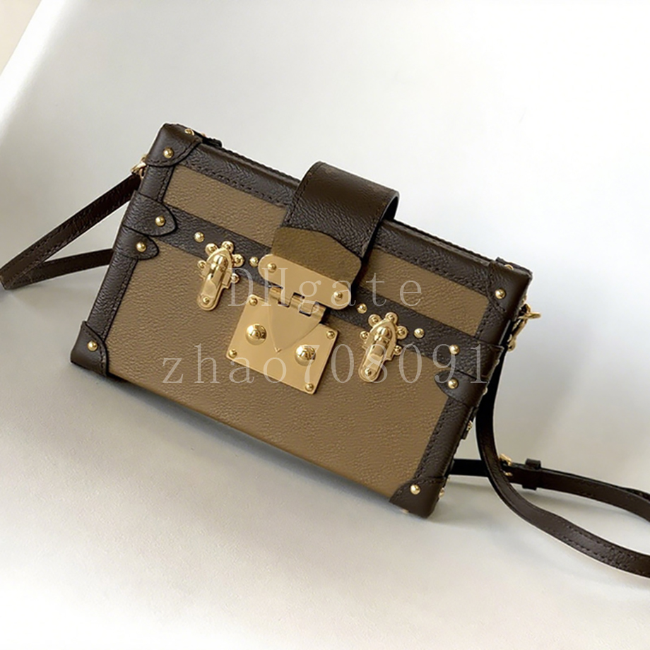 Coated Canvas Leather Clutch Bag Designer Bag 20cm Luxury Shoulder Bag Diamond quality Crossbody Bag With box LP22A1