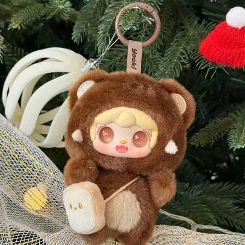 Hot Yooki V4 10cm Pendant Gen Bite Bear Series Vinyl Mini Blind Box Cute Decor Collection Figurine Kid Bestie Girl New Year Gift C250917