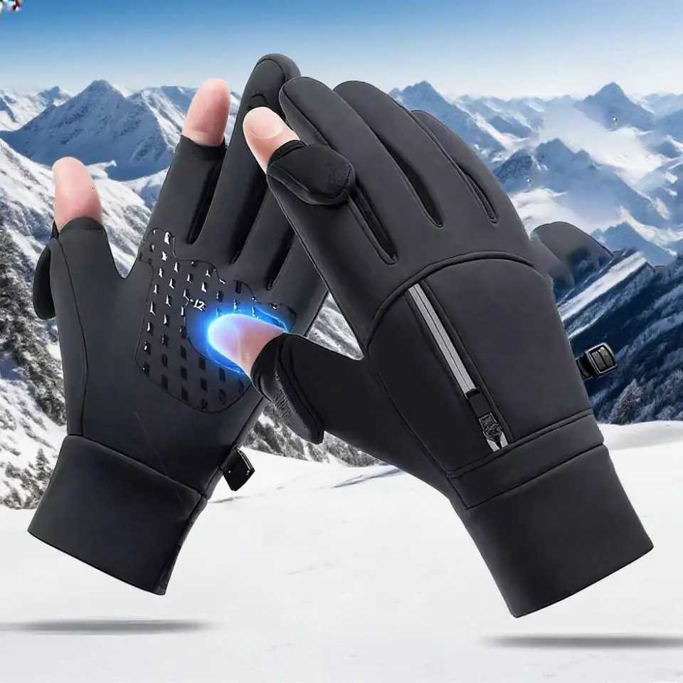 Winter Gloves Waterproof Thermal Sport Glove for Men Women for Running Cycling Driving Ski Hiking Warm Glove for Work D250917
