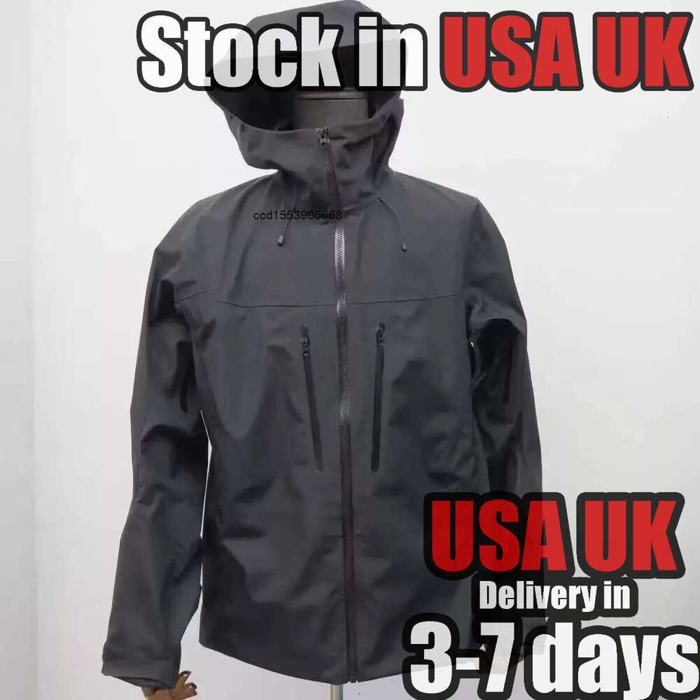 Designer Mens Jacket outdoor zipper jacket Lt sv waterproof mountain skiing Windproof and Breathable Single Layer z95f