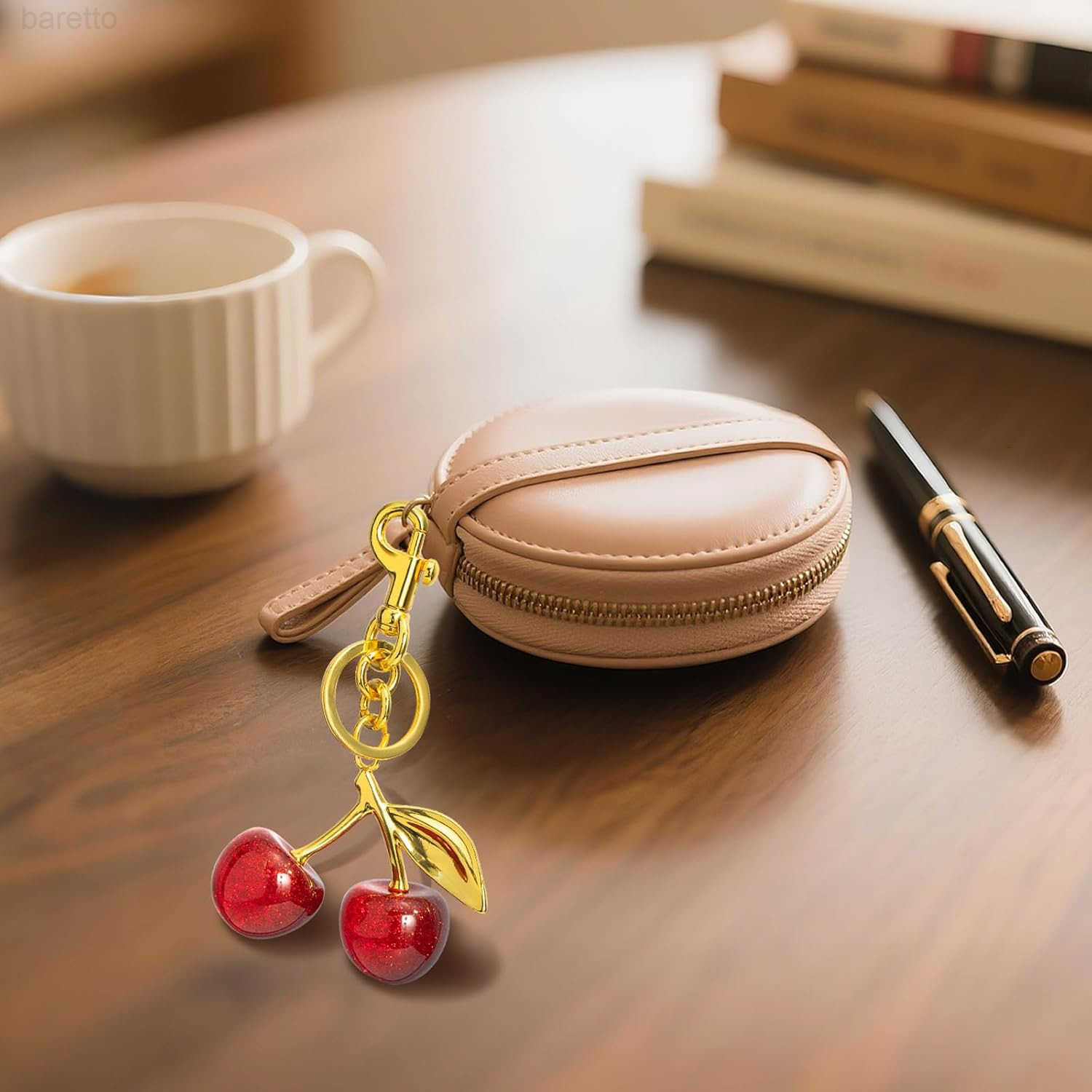 Cherry Keychains Bag Charms Purse for Women Car Key Chains Women Cute Gifts for Birthday Mothers Christmas Valentine Z2509017