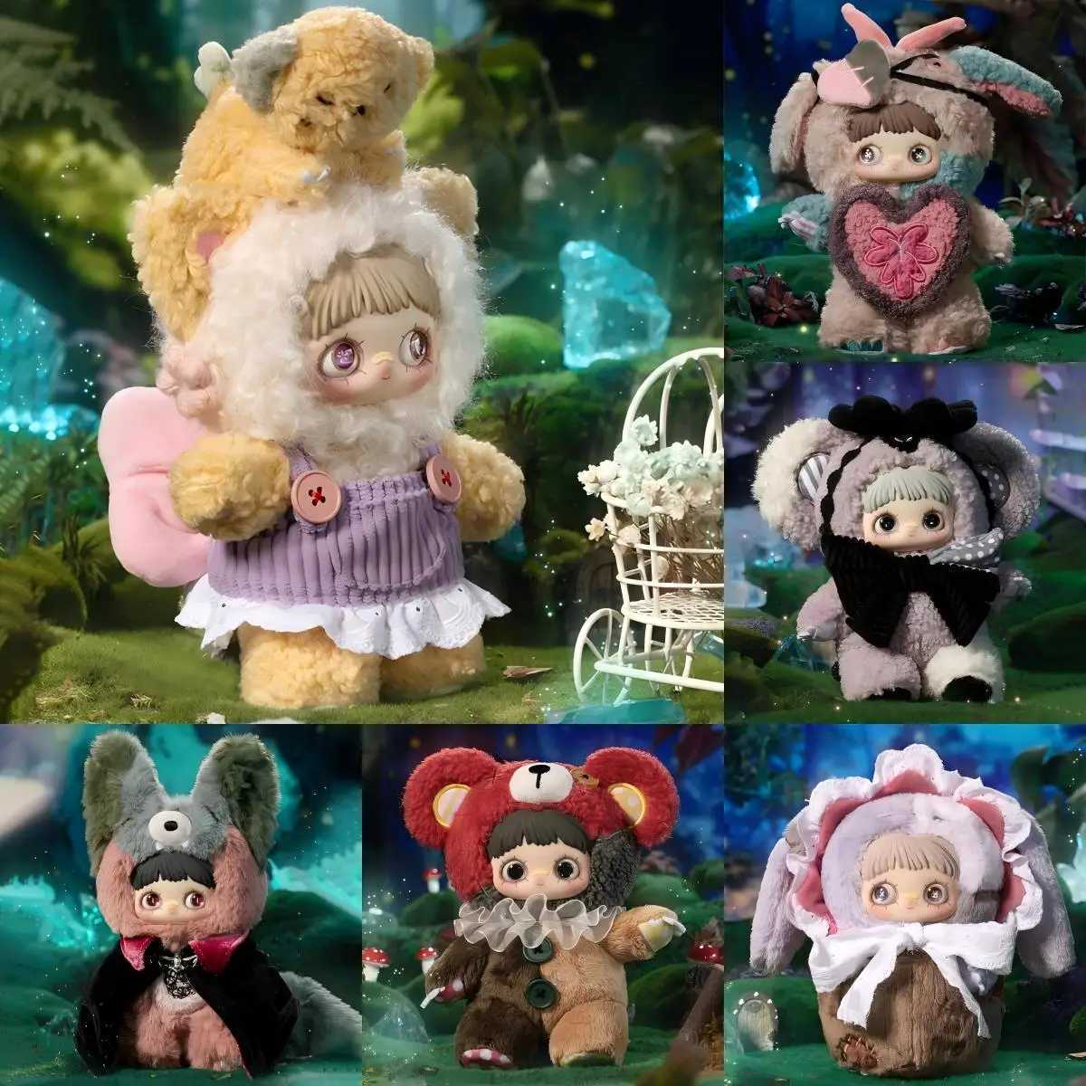 Maymei Symbiote Neverland Series Blind Box Doll Maymei V4 Vinly Plush Mystery Box Surprise Bag Key Chain Pendant Decor Gift Toys C2509171