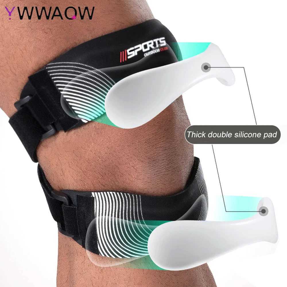 1PC Patella Knee Brace for PainMeniscus TearAdjustable Orthopedic Compression Patellar Tendon Support Strap with Patella Pads J250917