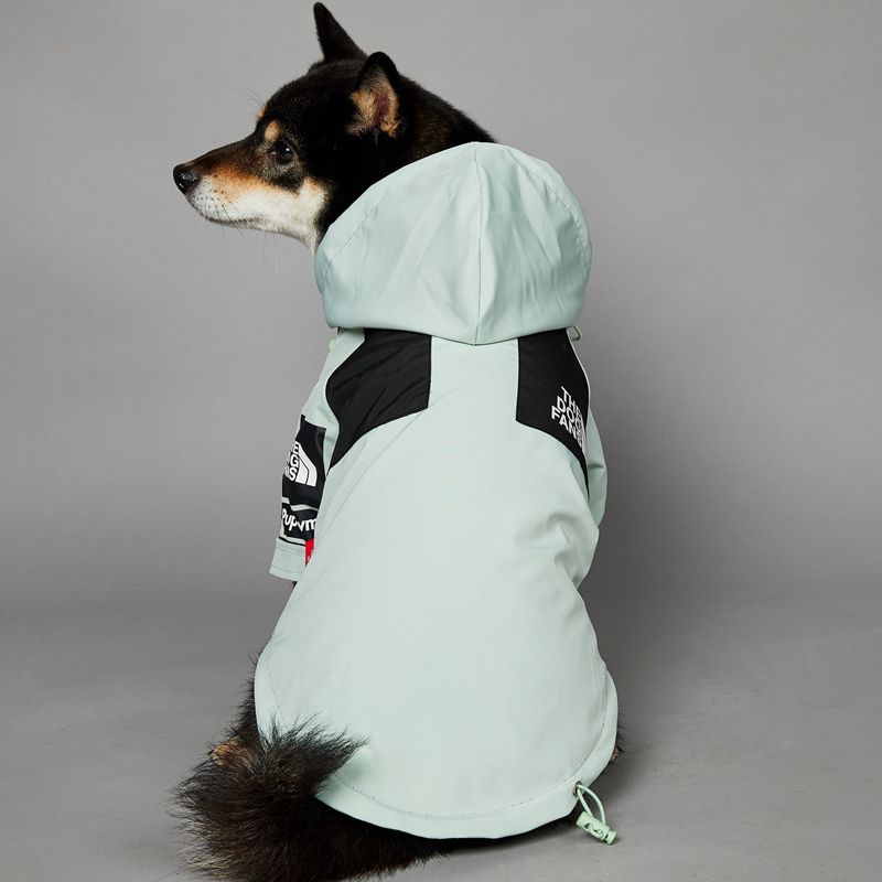 Design Dog Autumn Coat Outdoor Jacket, Windproof Dog Coat, Adjustable Hood Dog Jackets for Small Medium and Large Dogs, Waterproof Winter Dog Warm