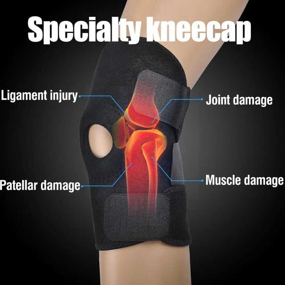 Sports Leg Knee Support Brace Wrap Protector Leg Compression Kneepad Pad Knee Sports Safety Fitness Cycling Pad Running Hiking J250917