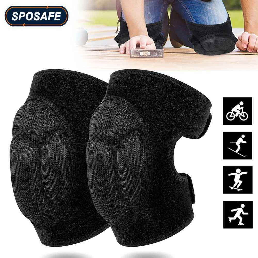 1Pair Adjustable AntiCollision Knee Pads Men Women Sport for CleaningHouse WorkScrubbing FloorsGardening Welding Flooring J250917