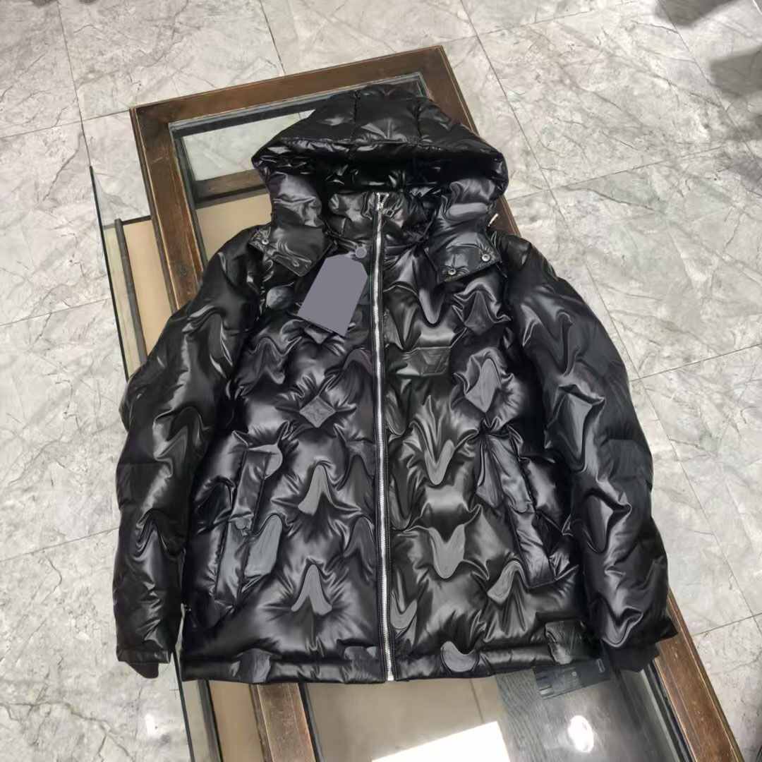 Parkas Designer Man Jacket Down Light Leather Coats Jackets Winter Coat Hoodie Outwears Man Tops Jackets Thick Windbreaker Monogram S-3XL