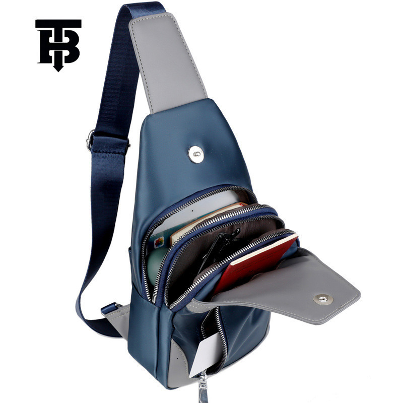 Designer Bag Cross-border Hot Sale New Men's Luxury Bag Waterproof Oxford Cloth Chest Bag Men's Single Shoulder Crossbody Bag High-end Casua