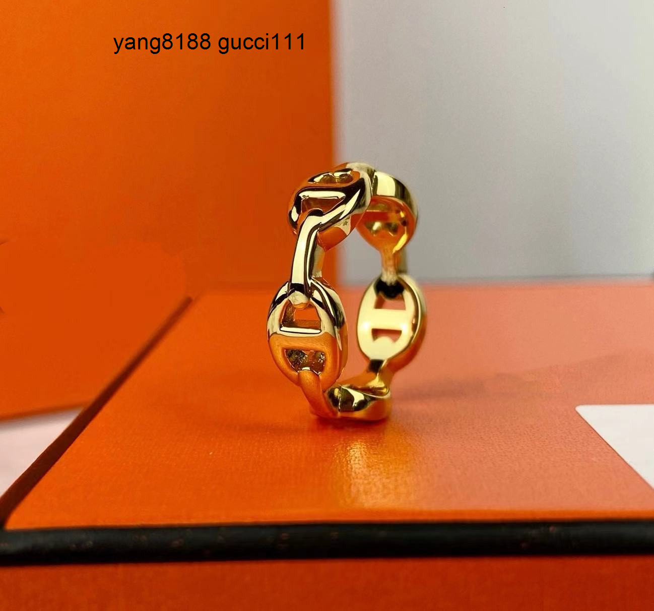 H Classic Designer Ring Three Layer Pig Nose Ring Luxurious Open Oval Accessory 925 Silver Plated Rings Women Jewelry Hernesliness Hly hermaeslies hernelies 417