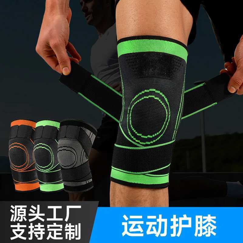 2PCS Knee Compressions Sleeve with Adjustable Straps for Running Working Out and Sports Wearing All Day J250917