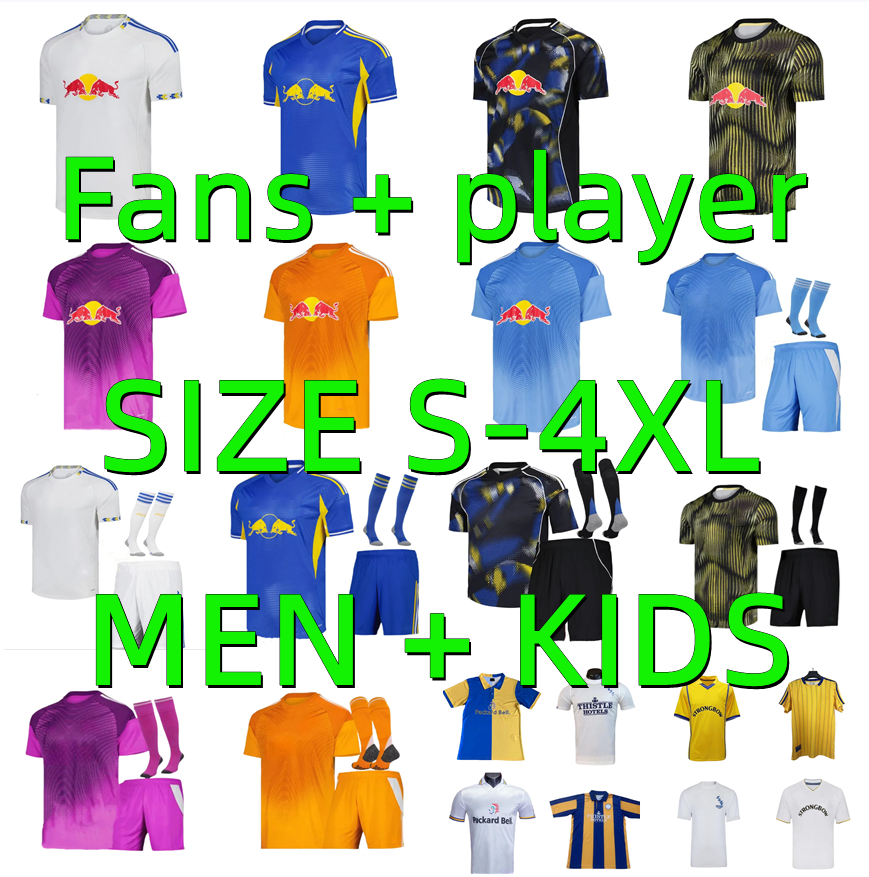 25 26 Leeds Unitedd Soccer Jerseys player version 2025 2026 AMPADU GNONTO STRUIJK RODON ROTHWELL BAMFORD PIROE AARONSON JOSEPH football shirt Uniforms Men Kids kits