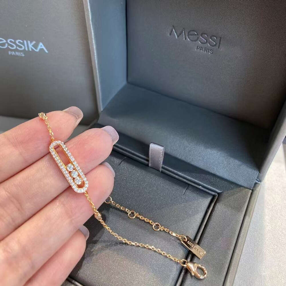 Messikass Necklace Jewerly Luxury Designer Fashion High Quality Messikass Messi Necklace Card Smart Three Dia Necklace For Women Pure Messikass Necklaces 8A8