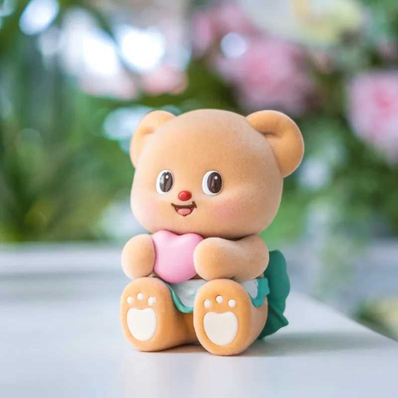 Butterbear Sweet Life Series Blind Box Doll Toys Action Figure Butterbear Flocking Figurines Desktop Gifts For Kids Girls C250917