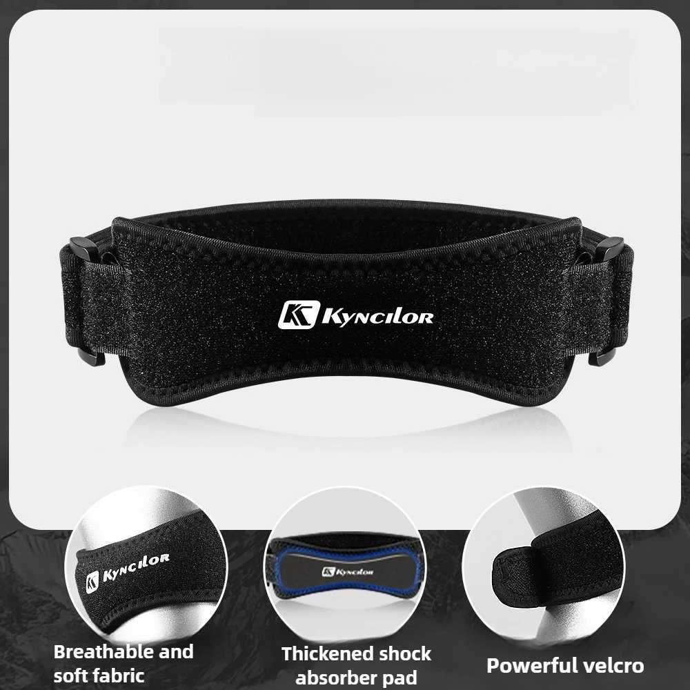 1Pcs Pressurized Patella Knee Straps with Ergonomic Silicone Pad Shock Absorption Sports Knee Pads for Patellar Tendon Support J250917