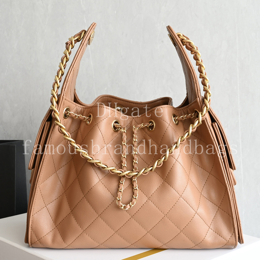 Mirror Quality 25 Small Hobo Bag Women Chain Bag 30CM Calfskin Leather Designers Handbag With Box C283