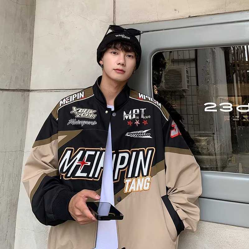 Men's Jackets 2024 US Opening Ceremony Team Uniform Super Large Mens and Womens Bomber Jackets Fashion Autumn and Winter Cotton Jackets J240909