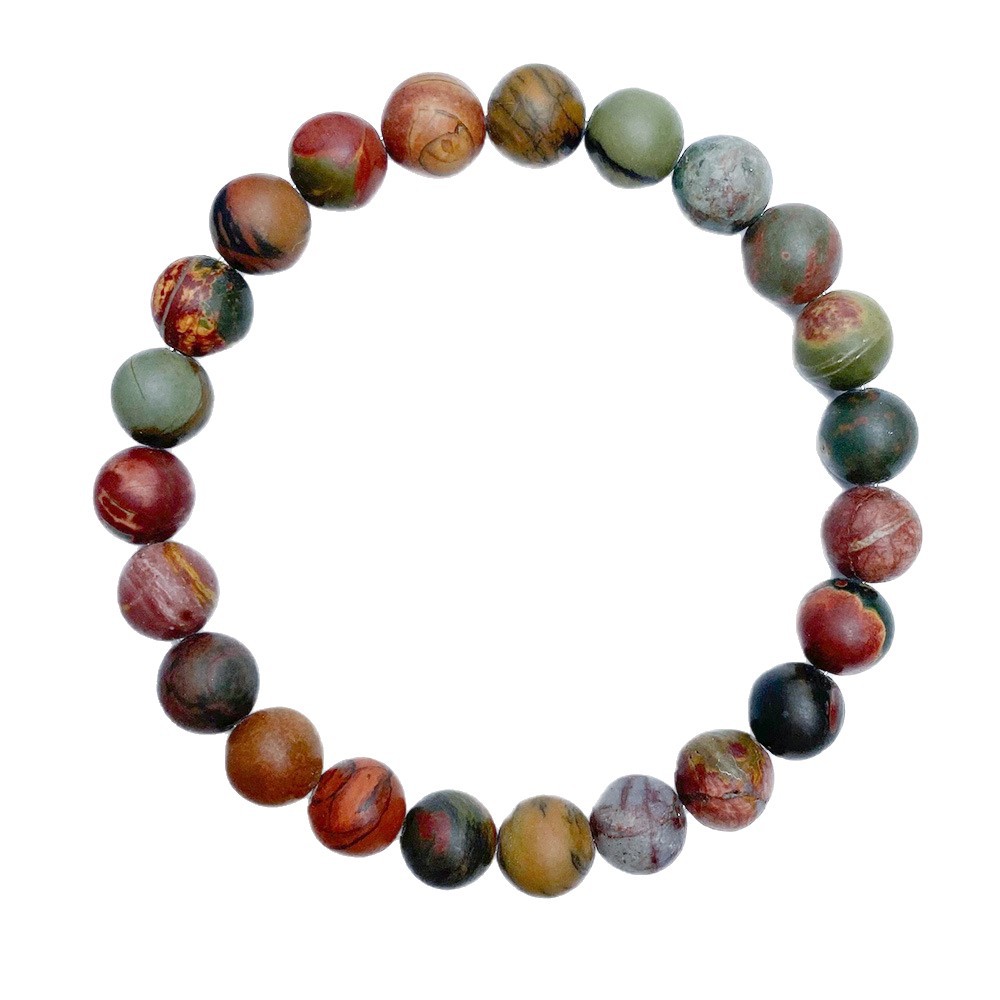 Designer Jewellery High Quality Earth Toned Multi Gemstone Healing Bracelet for Daily Wear and Gifting Natural Style Jewelry Textured Accessory