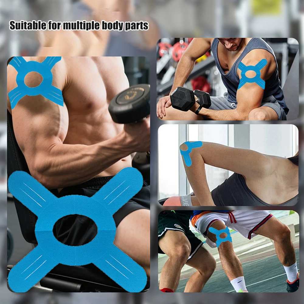 5PCS Kinesiology Tape for Knees Knee Support Tape Precut Knee Tape for Knee Stability Athletic Tape Kinetic Tapes for Knees J250917