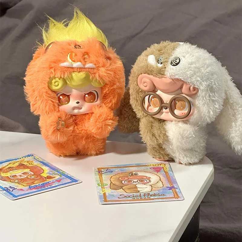 QKid Emotional Hairy Monsters Series Plush Blind Box Mystery Box Kawaii Vinyl Face Doll Pendant Anime Figures for Girl Gift Toy C250917