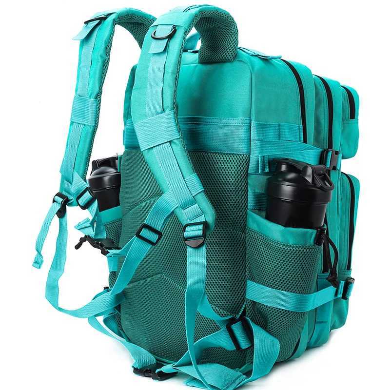 45L Tactical Backpack Men Outdoor Waterproof Sports Travel Gym Hiking Bug Out Bag Military Camping Hunting Survival Rucksack Z250916