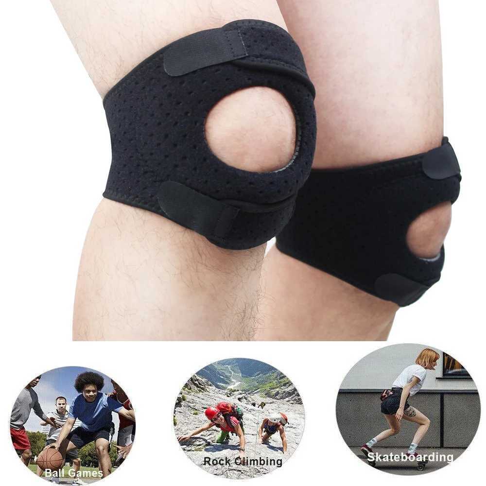1Pcs Adjustable Dual Patella Knee Straps Knee Brace Patella Stabilizer for Knee Pain Relief Running TennisJumpingTendonitis J250917