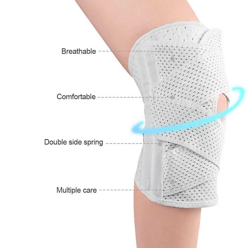 1Pcs Knee Brace with Side Stabilizers Relieve Meniscus Tear Knee Pain ArthritisBreathable Adjustable Knee Support for Men Women J250917