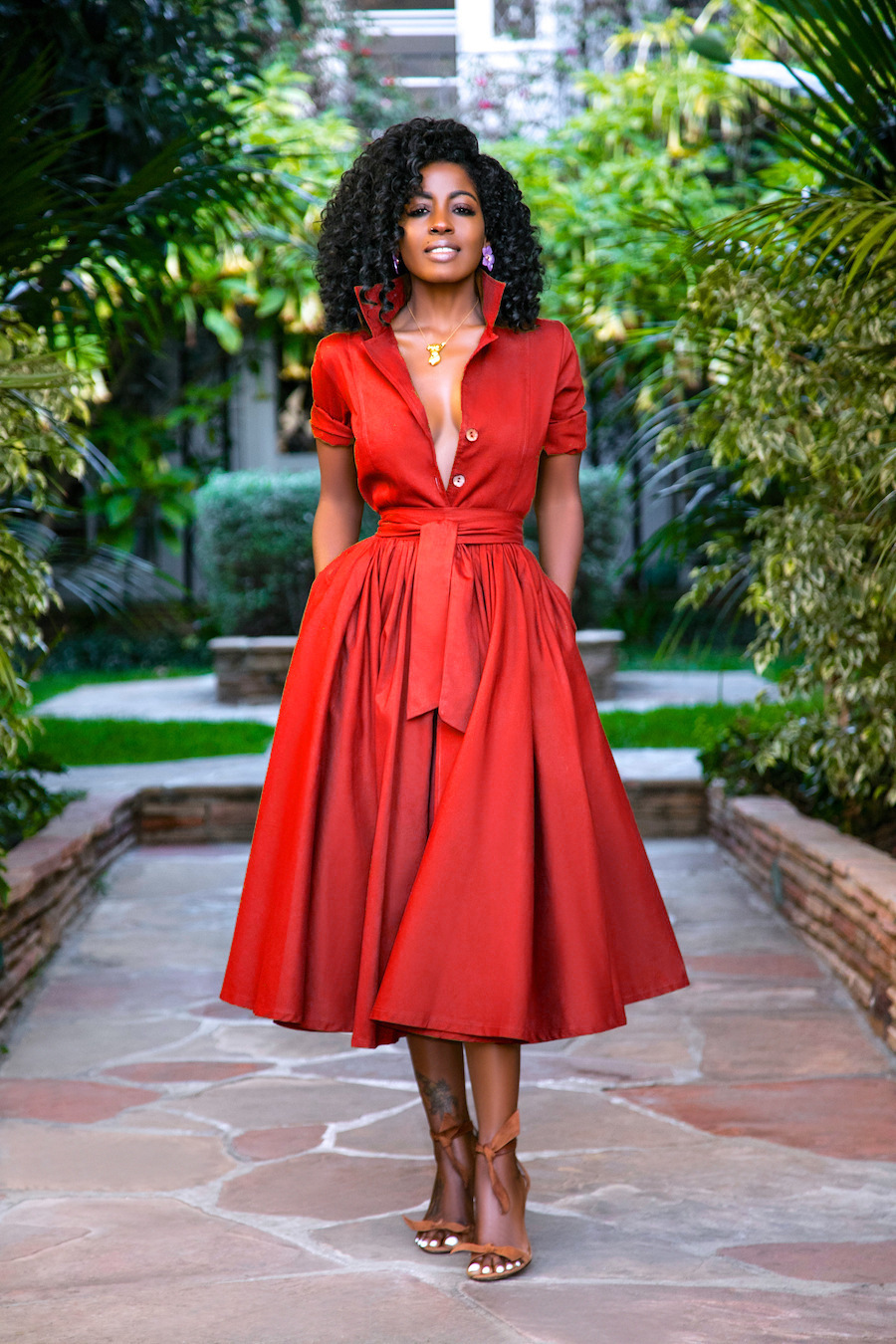 Casual Dresses Long Sleeve Shirt Dress Belted Lace Up Large Plus Size Chic Office Lady OL Work Wear Clothing Midi Female Vestido