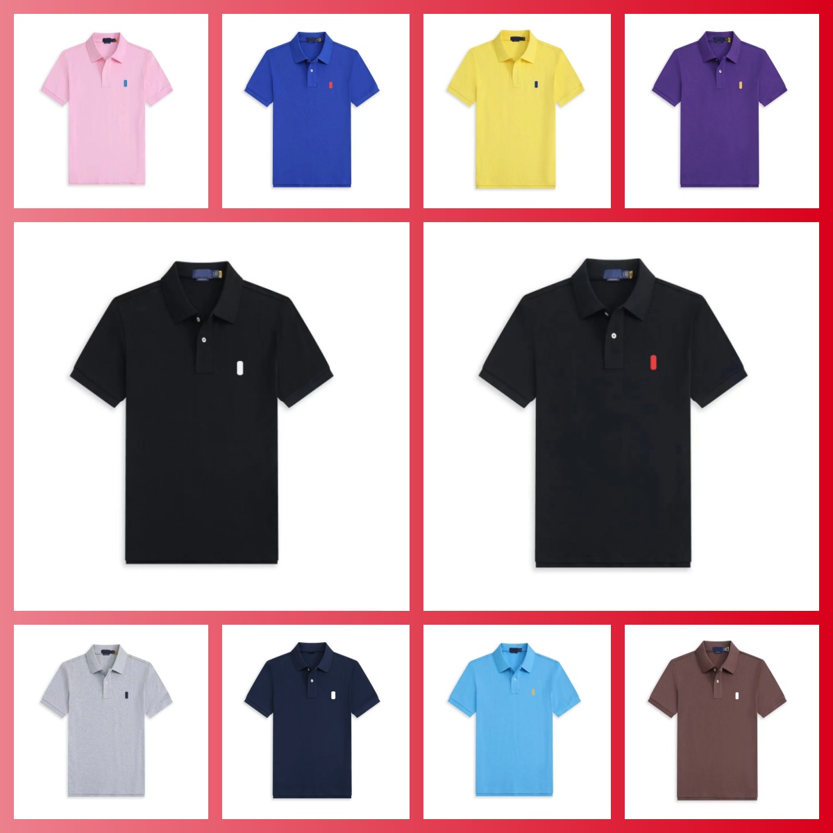 mens t shirts classic shirt Polo t shirt men's women's fashion casual summer business shirt round neck unisex t-shirt men's top Hot-selling+999
