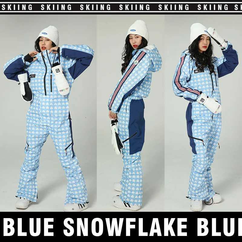 LTVT Winter Warm Ski Suit Women Waterproof Windproof Skiing and Snowboarding Jacket Pants Set Female Trousers Costumes Outdoor W W250917