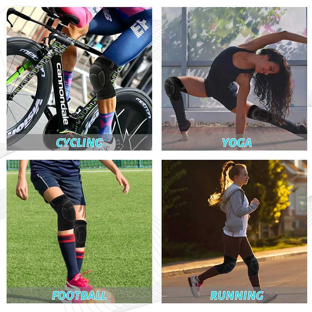 1Pair Adjustable AntiCollision Knee Pads Men Women Sport for CleaningHouse WorkScrubbing FloorsGardening Welding Flooring J250917