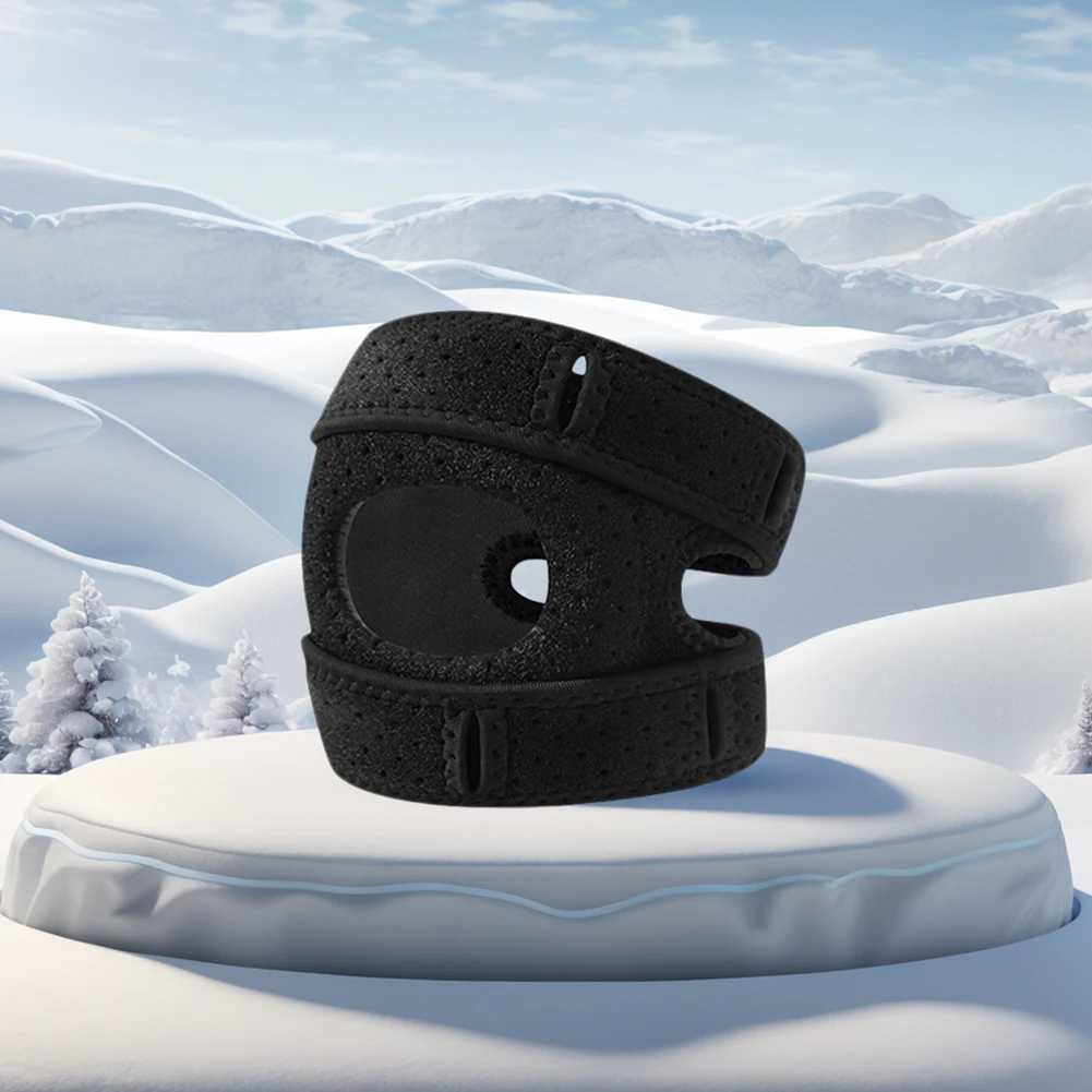 Open Patella Support Adjustable Patella Knee Support Strap for Injuries Running Sports and Workouts J250917