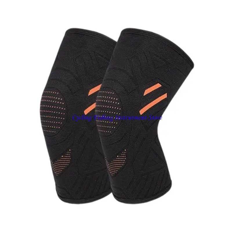 G92F Elastic Knee Support Brace Breathable Knit Knee Sleeve for Running Basketball J250917