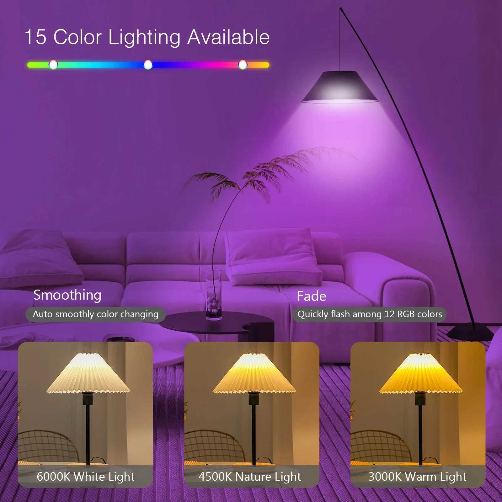 GGbingo 3 Color Temperatures Rechargeable Light Bulbs Remote Control Battery Operated Light Bulb with Timer Dimmable Lamp C250917