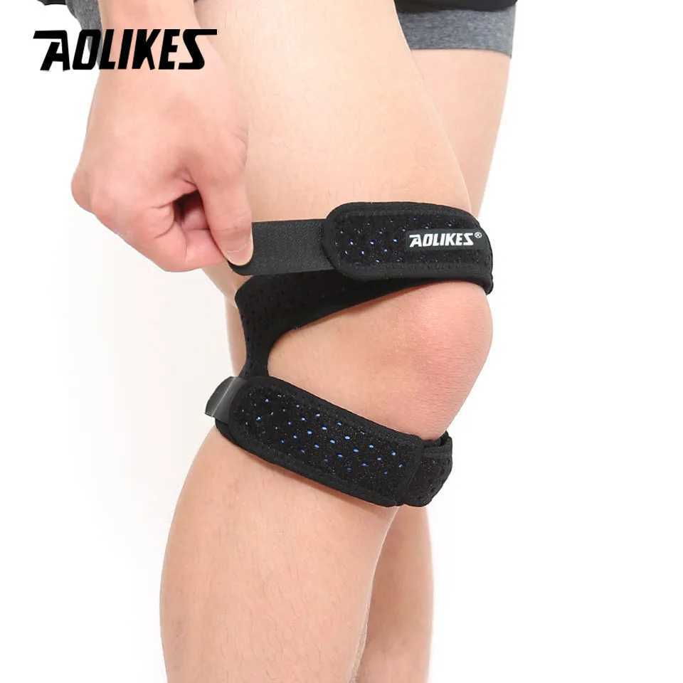 AOLIKES 1PC Dual Patella Knee StrapsKnee Brace Patella Stabilizer for Knee Pain ReliefRunningTennisArthritisInjury Recovery J250917
