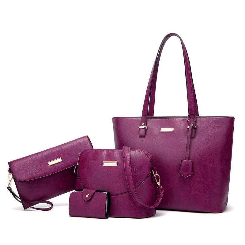 Best Selling Designer Bag Bag New Style Mother And Child Four Set Shoulder Cssbody Ladies Handbag One Piece Large Capacity Tote Bag