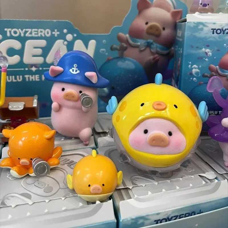 Lulu The Piggy Ocean Series Blind Box Kawaii Tide Player Action Figure Display Toys Desktop Collection Mysterious Surprise Gifts C250917