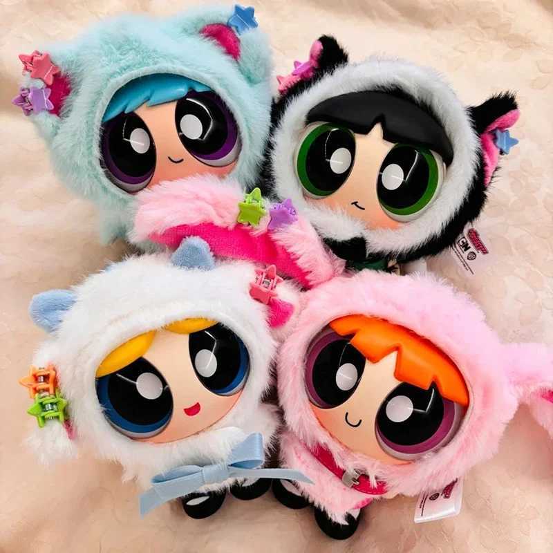 The Powerpuf Girls Cape CrossDressing Doll Blind Box Doll Plush Vinyl Doll Backpack Pendant Key RingsChains Toys Gift C250917