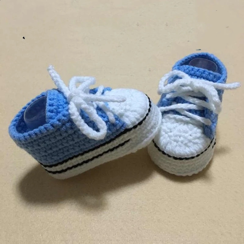 QYFLYXUEQYFLYXUECrochet baby shoeshandmade Baby Crochet BootiesBaby sports shoes select size9cm 10cm 11cm 250916